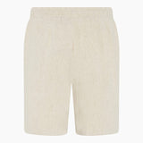 Oatmeal Linen Shorts