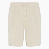 Oatmeal Linen Shorts