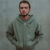 Cursive Hoodie - Castor Grey