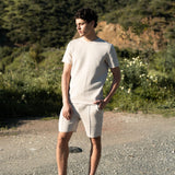 Interlock Tee - Beige