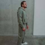 Cursive Hoodie - Castor Grey