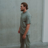 Cursive Tee - Castor Grey