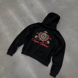 Crest Hoodie - Black