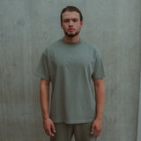 Cursive Tee - Castor Grey