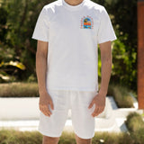 White Linen Shorts