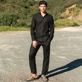 Black Linen Shirt