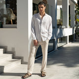 White Linen Shirt