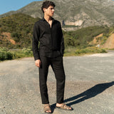 Black Linen Shirt