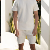 Interlock Shorts - White