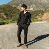 Black Linen Shirt