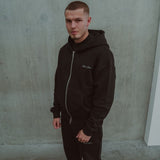 Cursive Hoodie - Black