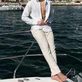Oatmeal Linen Trousers