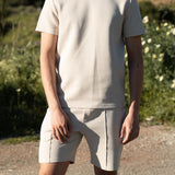 Interlock Shorts - Beige
