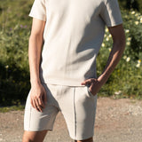 Interlock Shorts - Beige