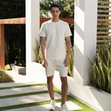 Interlock Tee - White