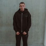 Cursive Hoodie - Black