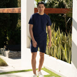 Interlock Tee - Navy