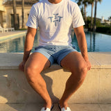 Quattro Tee - Baby Blue